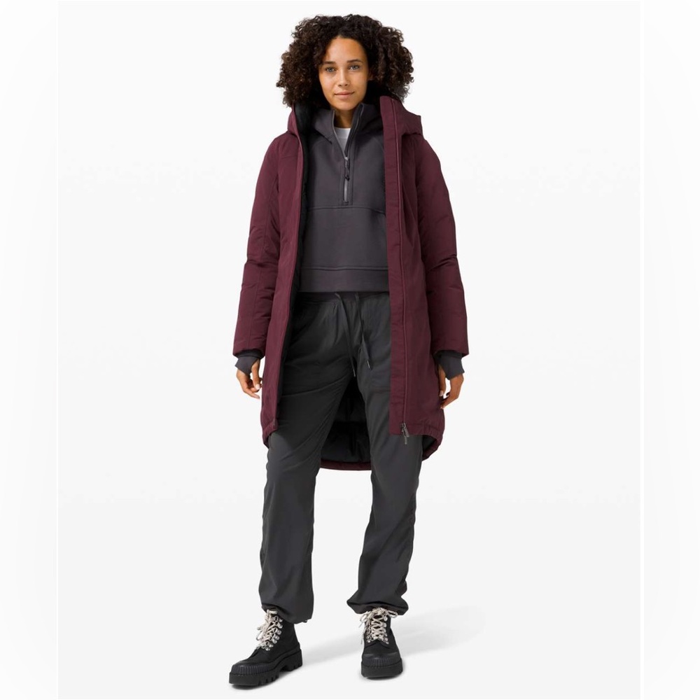 Lululemon Snow Warrior Parka in Cassis Size 8